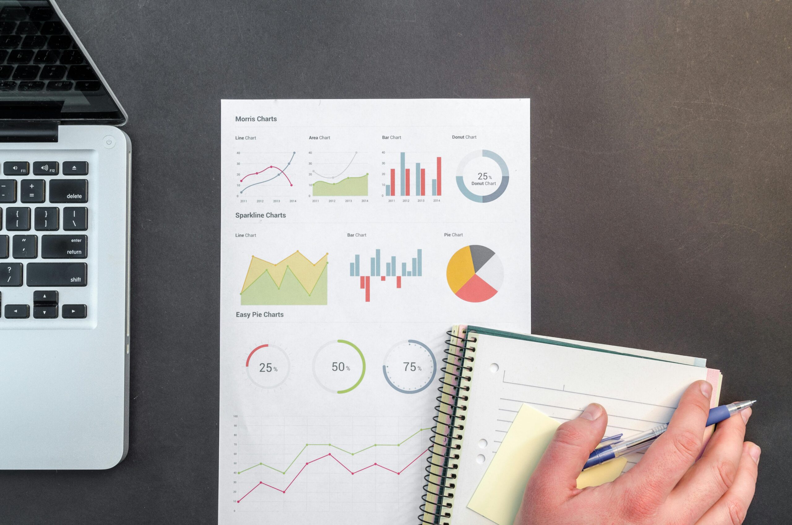 pexels-photo-669610-669610-1 Overhead view of a business desk with charts and a laptop, ideal for data analysis concepts.